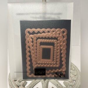 Spellbinders Nestabilities Large Classic Scalloped Squares Die Template